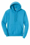 Port & Company - Core Fleece Pullover Hooded Sweatshirt. PC78H Neon Blue