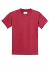 Port & Company - Youth Core Blend Tee. PC55Y RED