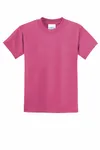 Port & Company - Youth Core Blend Tee. PC55Y SANGRIA