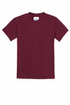 Port & Company - Youth Core Blend Tee. PC55Y Cardinal