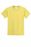 Port & Company - Youth Core Blend Tee. PC55Y YELLOW
