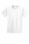 Port & Company - Youth Core Blend Tee. PC55Y WHITE