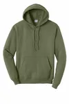 Port & Company - Core Fleece Pullover Hooded Sweatshirt. PC78H Olive Drab Green Heather