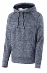 Sport-Tek PosiCharge Electric Heather Fleece Hooded Pullover. ST225 True Navy Electric