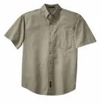 Port Authority Short Sleeve Twill Shirt. S500T Khaki