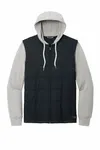 TravisMathew Tides Up Hooded Jacket TM1MZ336 Black/ Grey Heather