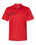 3-Stripes Chest Polo Collegiate Red/ Black