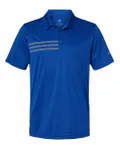 3-Stripes Chest Polo Collegiate Royal/ Grey Three