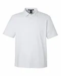 Men's Crownlux Performance® Geo Polo White/ Silver
