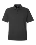 Men's Crownlux Performance® Geo Polo Black/ Graphite