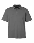 Men's Crownlux Performance® Geo Polo Graphite/ Silver