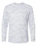 Pompano Performance Camo Long Sleeve T-Shirt WHITE