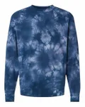 Midweight Tie-Dyed Crewneck Sweatshirt Tie Dye Navy