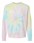 Midweight Tie-Dyed Crewneck Sweatshirt Tie Dye Sunset Swirl