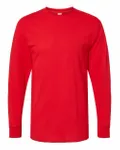 Gold Soft Touch Long Sleeve T-Shirt Deep Red