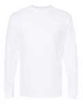 Gold Soft Touch Long Sleeve T-Shirt WHITE