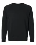Laguna Raglan Crewneck Sweatshirt BLACK