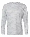Pompano Performance Camo Long Sleeve T-Shirt ALUMINUM