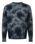 Midweight Tie-Dyed Crewneck Sweatshirt Tie Dye Black