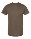 Men's Poly-Rich T-Shirt Heather Brown