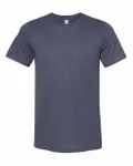 Bella + Canvas Unisex Sueded T-Shirt Heather Midnight Navy