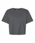 American Apparel Ladies' Fine Jersey Boxy T-Shirt Asphalt