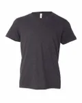 Bella + Canvas Youth CVC Jersey T-Shirt Dark Grey Heather