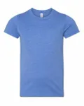 Bella + Canvas Youth CVC Jersey T-Shirt Heather Columbia Blue
