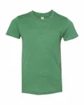 Bella + Canvas Youth CVC Jersey T-Shirt Heather Grass Green