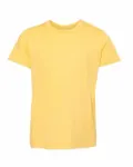 Bella + Canvas Youth CVC Jersey T-Shirt Heather Yellow Gold