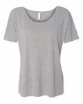 Bella + Canvas Ladies' Slouchy T-Shirt Athletic Heather