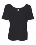 Bella + Canvas Ladies' Slouchy T-Shirt BLACK