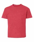 Hanes Youth Perfect-T T-Shirt Heather Red
