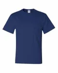 Jerzees Adult DRI-POWER ACTIVE Pocket T-Shirt ROYAL