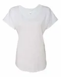 Next Level Apparel Ladies' Triblend Dolman T-Shirt Heather White