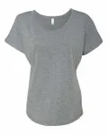 Next Level Apparel Ladies' Triblend Dolman T-Shirt PREMIUM HEATHER