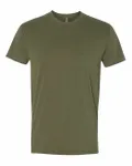 Next Level Apparel Men's Sueded Crew Military Green