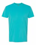 Next Level Apparel Men's Sueded Crew Tahiti Blue