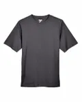 Team 365 Men's Sonic Heather Performance T-Shirt Dark Grey Heather