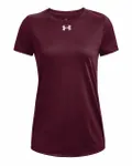 Under Armour Ladies' Team Tech T-Shirt Maroon/ White