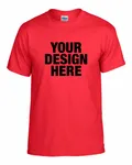 Gildan Adult 50/50 T-Shirt RED