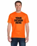 Gildan Adult 50/50 T-Shirt S Orange