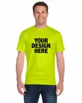 Gildan Adult 50/50 T-Shirt SAFETY GREEN
