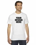 American Apparel Unisex Fine Jersey Short-Sleeve T-Shirt WHITE