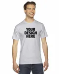 American Apparel Unisex Fine Jersey Short-Sleeve T-Shirt Ash Grey