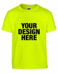 Gildan Youth Heavy Cotton T-Shirt SAFETY GREEN