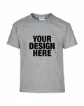 Gildan Youth Heavy Cotton T-Shirt Sport Grey