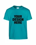Gildan Youth Heavy Cotton T-Shirt Tropical Blue