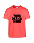 Gildan Youth Heavy Cotton T-Shirt Coral Silk