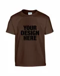 Gildan Youth Heavy Cotton T-Shirt Dark Chocolate